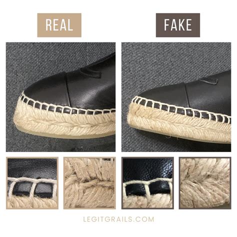 chanel espadrilles authentic vs fake|chanel espadrilles 2020.